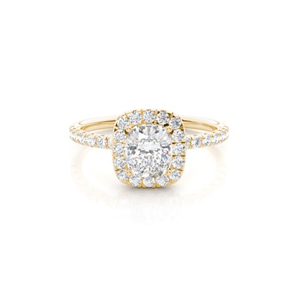 Cushion Cut Diamond Engagement Rings