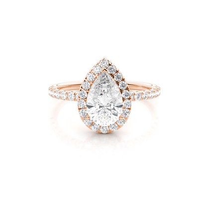Pear Shaped Diamond Engagement Rings