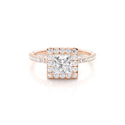 Princess Cut Diamond Engagement Rings