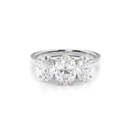 Prong Setting Trilogy Diamond Ring