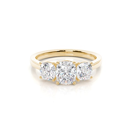 Prong Setting Trilogy Diamond Ring