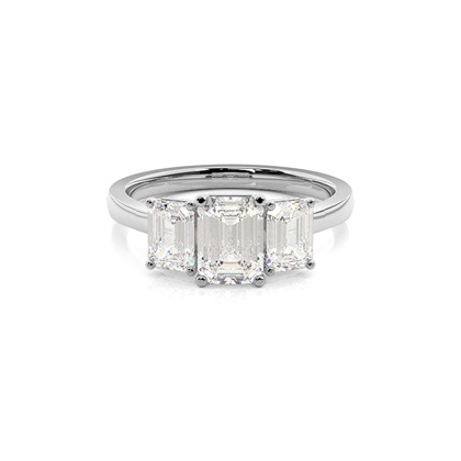 Prong Setting Trilogy Diamond Ring