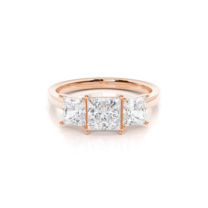 Prong Setting Trilogy Diamond Ring