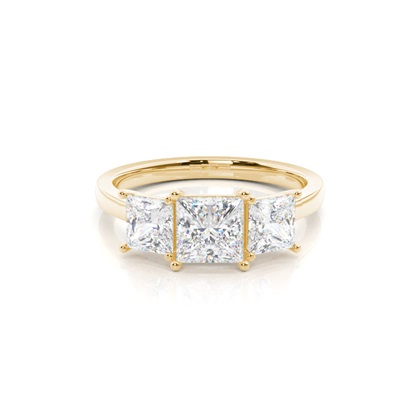 Prong Setting Trilogy Diamond Ring