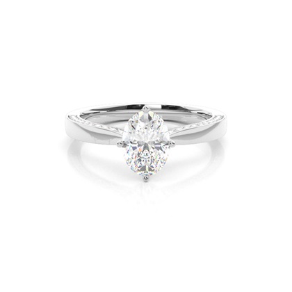 Oval Diamond Engagement Rings