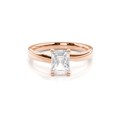 Emerald-Cut Diamond Rings