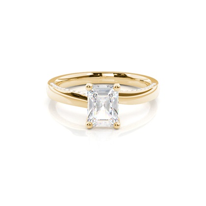 Emerald-Cut Diamond Rings