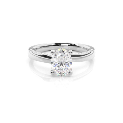 Oval Cut Diamond Rings