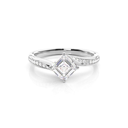 Silver Diamond Rings
