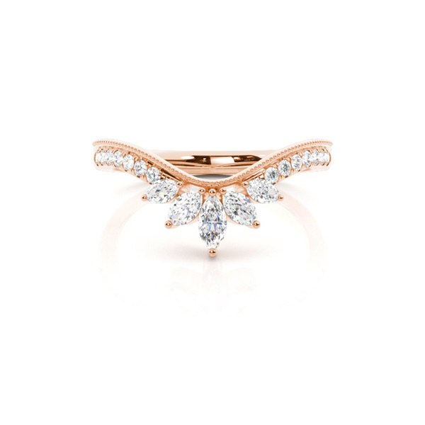 Micro Prong Set Diamond Half Eternity Ring