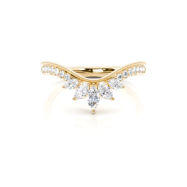 Micro Prong Set Diamond Half Eternity Ring