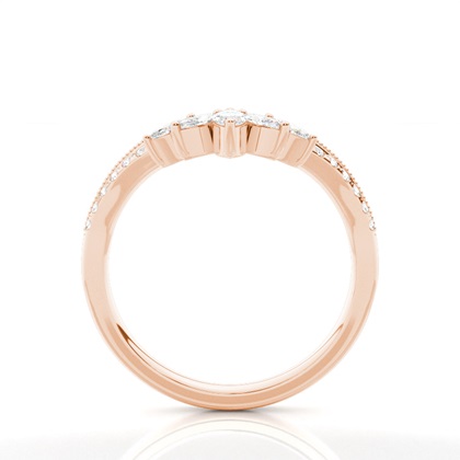 Rotgold Memoireringe Diamantringe