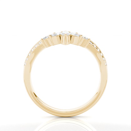 Yellow Gold Eternity Diamond Rings