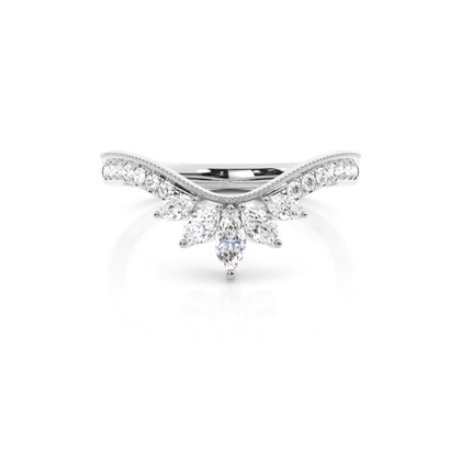 Micro Prong Set Diamond Half Eternity Ring