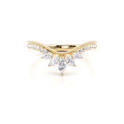 Micro Prong Set Diamond Half Eternity Ring