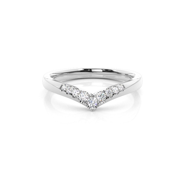 Micro Prong Set Diamond Half Eternity Ring
