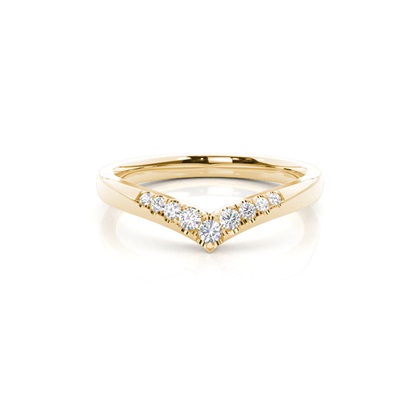 Yellow Gold Eternity Diamond Rings