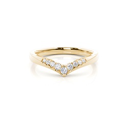 Micro Prong Set Diamond Half Eternity Ring