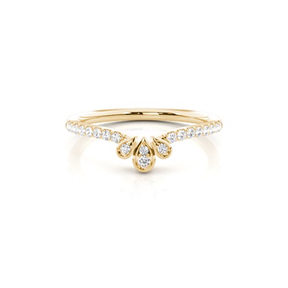 Round Diamond Women's Wedding Rings