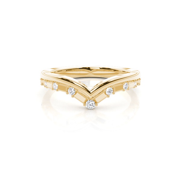 Prong Set Diamond Half Eternity Ring