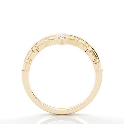 Gelbgold Memoireringe Diamantringe