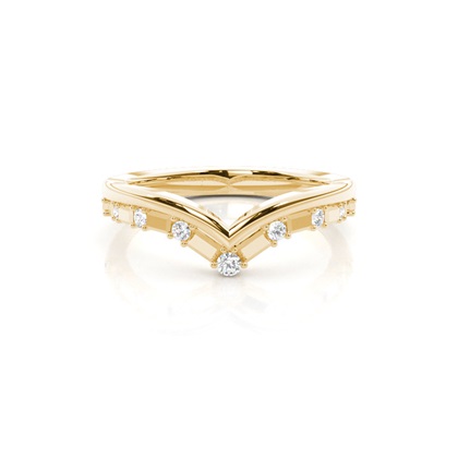 Yellow Gold Eternity Diamond Rings