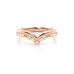 Prong Set Diamond Half Eternity Ring