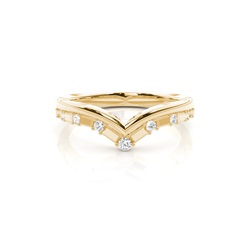 Prong Set Diamond Half Eternity Ring