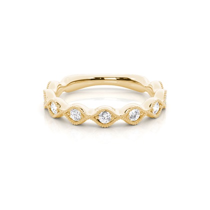 Yellow Gold Women's Contemporary Wedding Rings