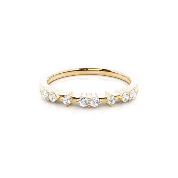 Prong Set Diamond Half Eternity Ring