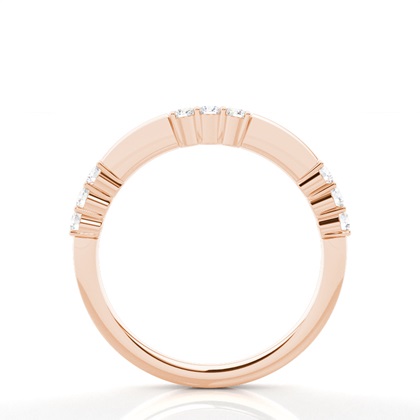 Women's Rose Gold Diamond Wedding Rings