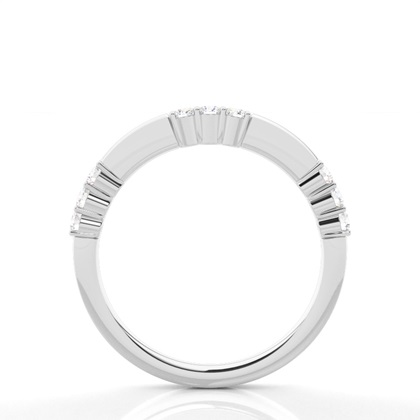 Prong Set Diamant Halb Ewigkeit Ring