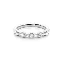 Micro Prong Set Diamond Halter Ewigkeit Ring