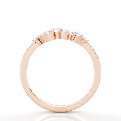 Rose Gold Women's Wedding Bands