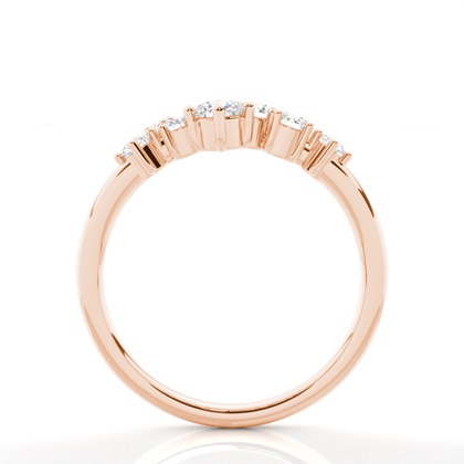 Rose Gold Women's Wedding Bands