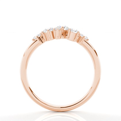 Rose Gold Women's Wedding Bands