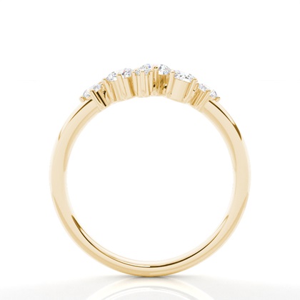 Gelbgold Memoireringe Diamantringe