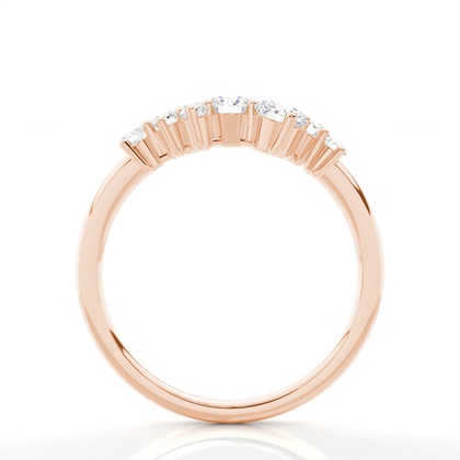 Rose Gold Women's Wedding Bands