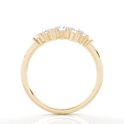 Gelbgold Memoireringe Diamantringe