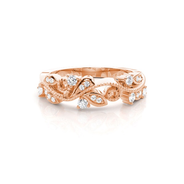 Prong Set Diamond Half Eternity Ring