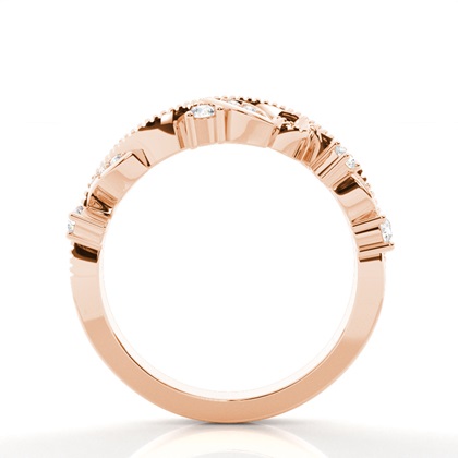 Rotgold Memoireringe Diamantringe