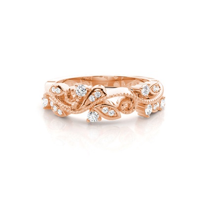 Prong Set Diamond Half Eternity Ring