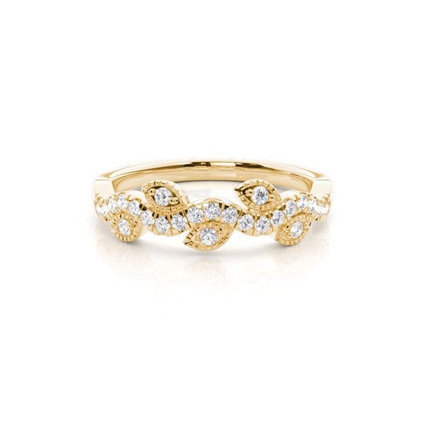 Prong Set Diamond Half Eternity Ring