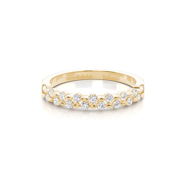 Channel Set Diamond Half Eternity Ring