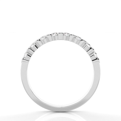 Kanalsatz Diamant Halb Ewigkeit Ring