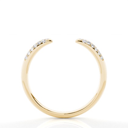 Gelbgold Memoireringe Diamantringe