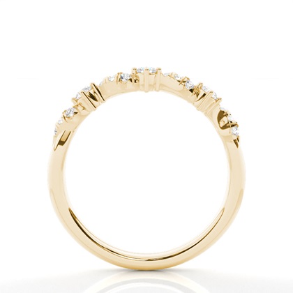 Gelbgold Memoireringe Diamantringe
