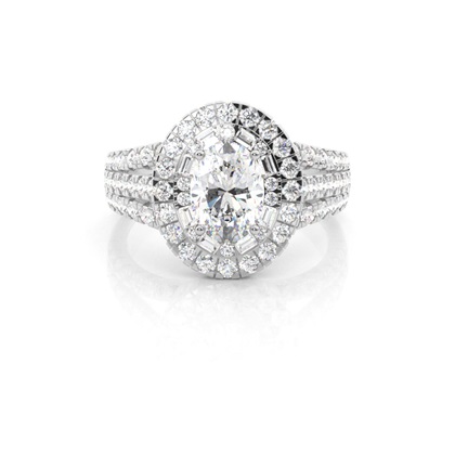 Oval Diamantverlobungsringe Verlobungsringe