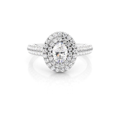 Oval Diamantverlobungsringe Verlobungsringe