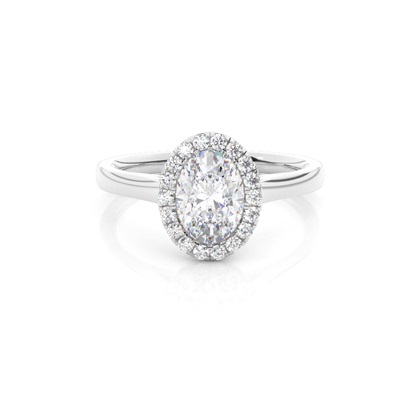 Oval Diamond Engagement Rings